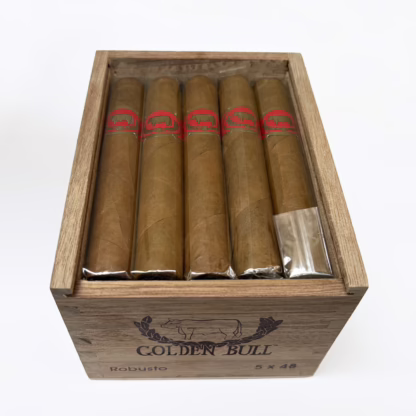 Golden Bull Robusto Cigar open Box